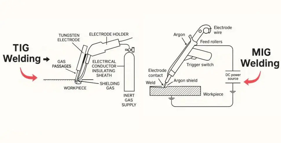 MIG vs. TIG Welding: Process Comparison - XLaserlab