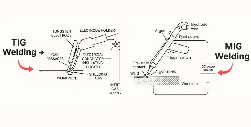 MIG vs. TIG Welding: Process Comparison - XLaserlab