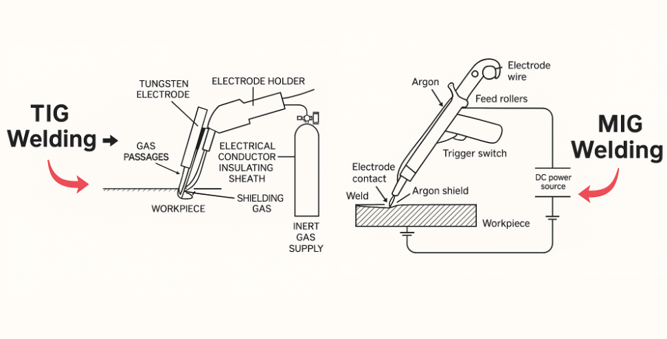 MIG Welding vs TIG Welding: A Comprehensive Comparison Guide - XLaserlab