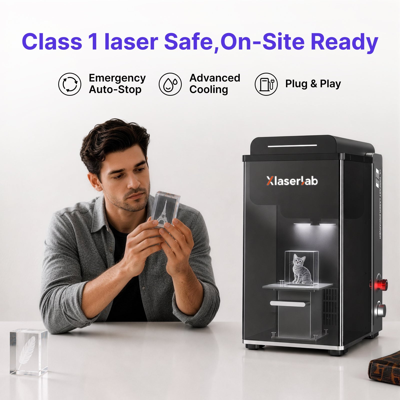 Grabadora Láser UV XLaserlab E3 de 10W