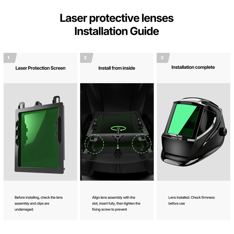 Xlaserlab Helmet Laser Protection Screen
