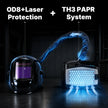 OD8+ laser protection welding helmet with TH3 PAPR air filtration system for safe laser welding