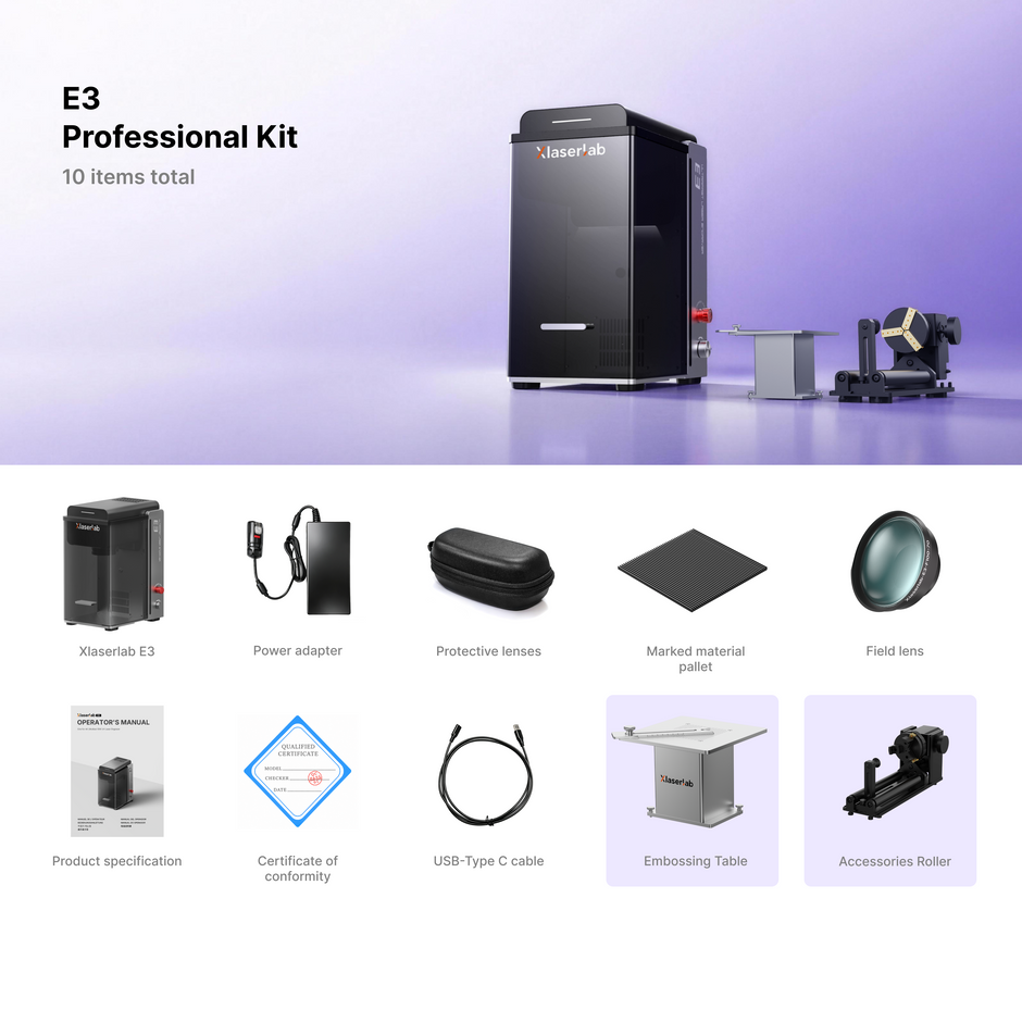 Grabadora Láser UV XLaserlab E3 de 10W