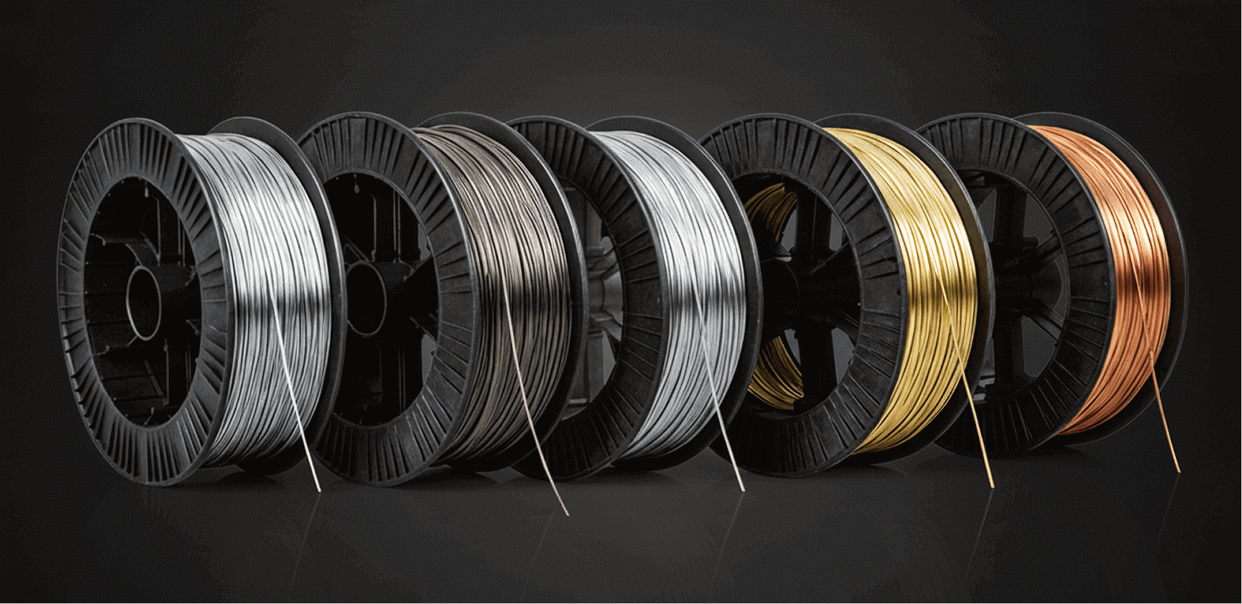 Different Material Coils for Wire Feeder
