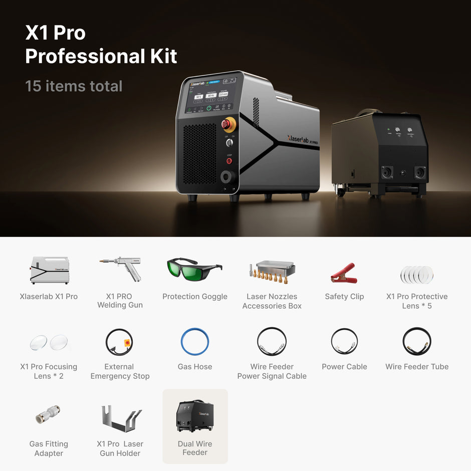 Xlaserlab X1 Pro | 3-in-1 Laser Welder, Cleaner & Cutter
