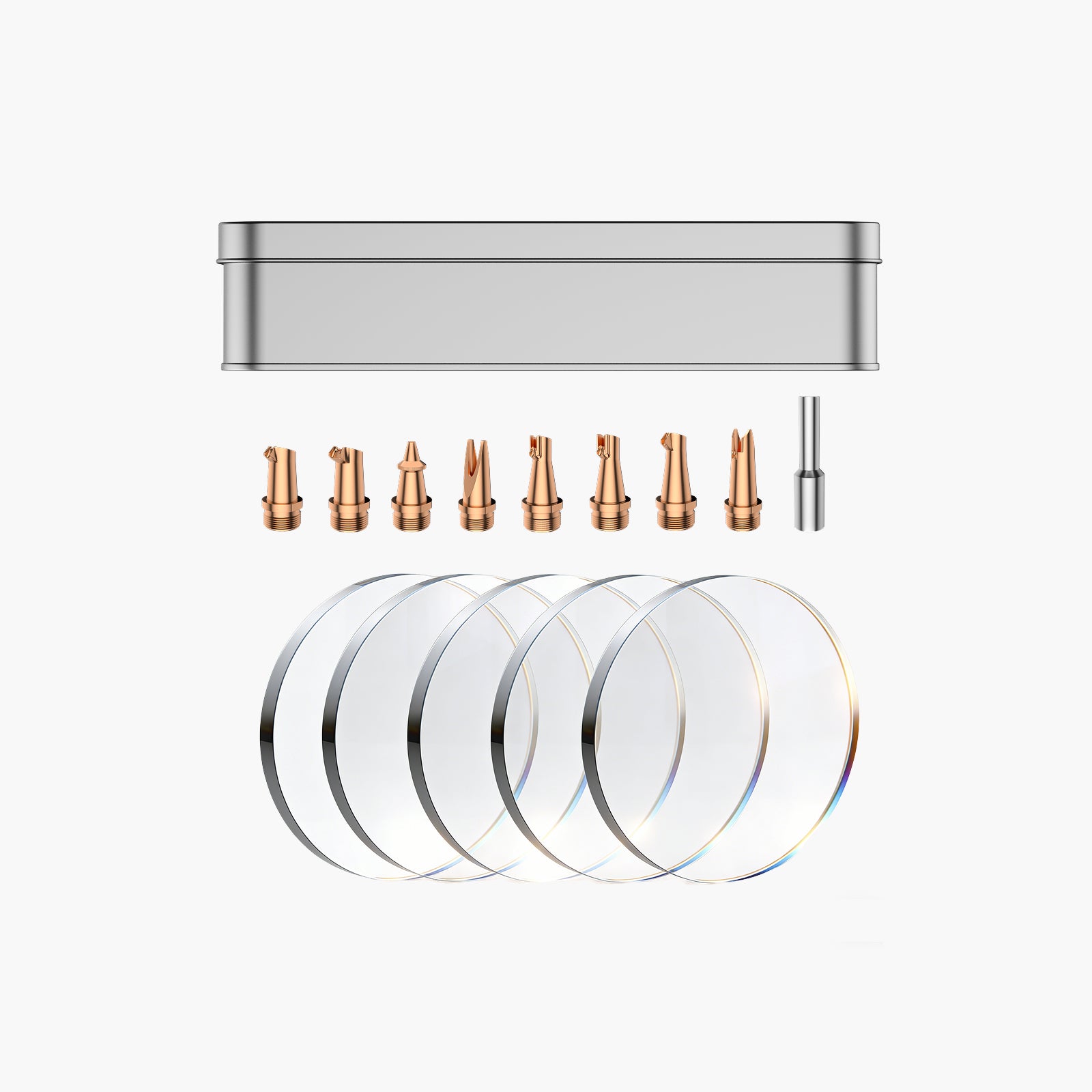 X1 Pro Laser Welder Protective Lens & Copper Nozzles (5+1pcs)