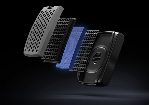 Active Airflow System for
Clean Breathing at All Times.