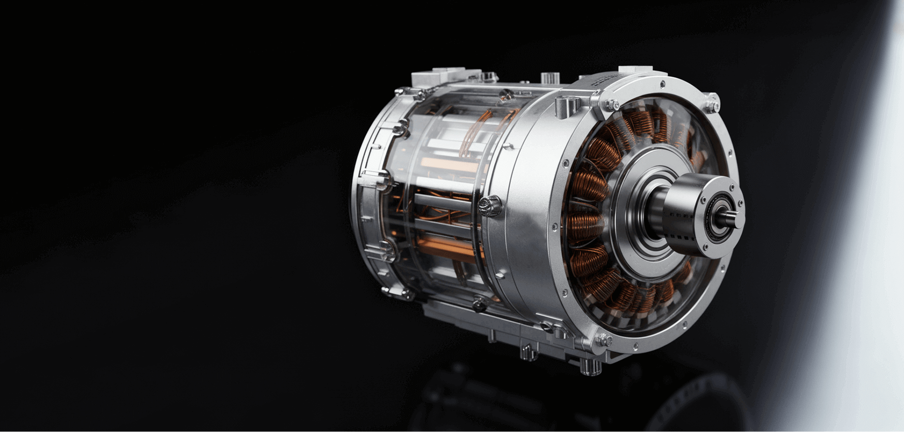 Internal Structure Diagram of the Single Motor and Dual-Axis Wire Feed Shaft for the Wire Feeder