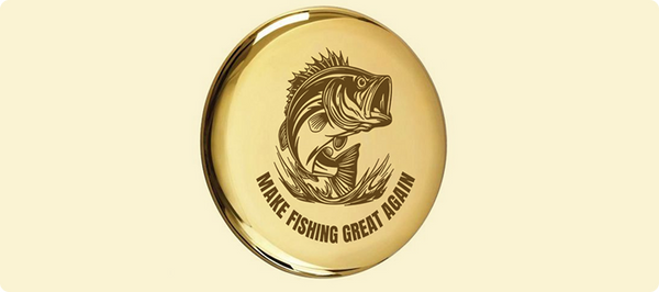 Laser engraving patterns on brass