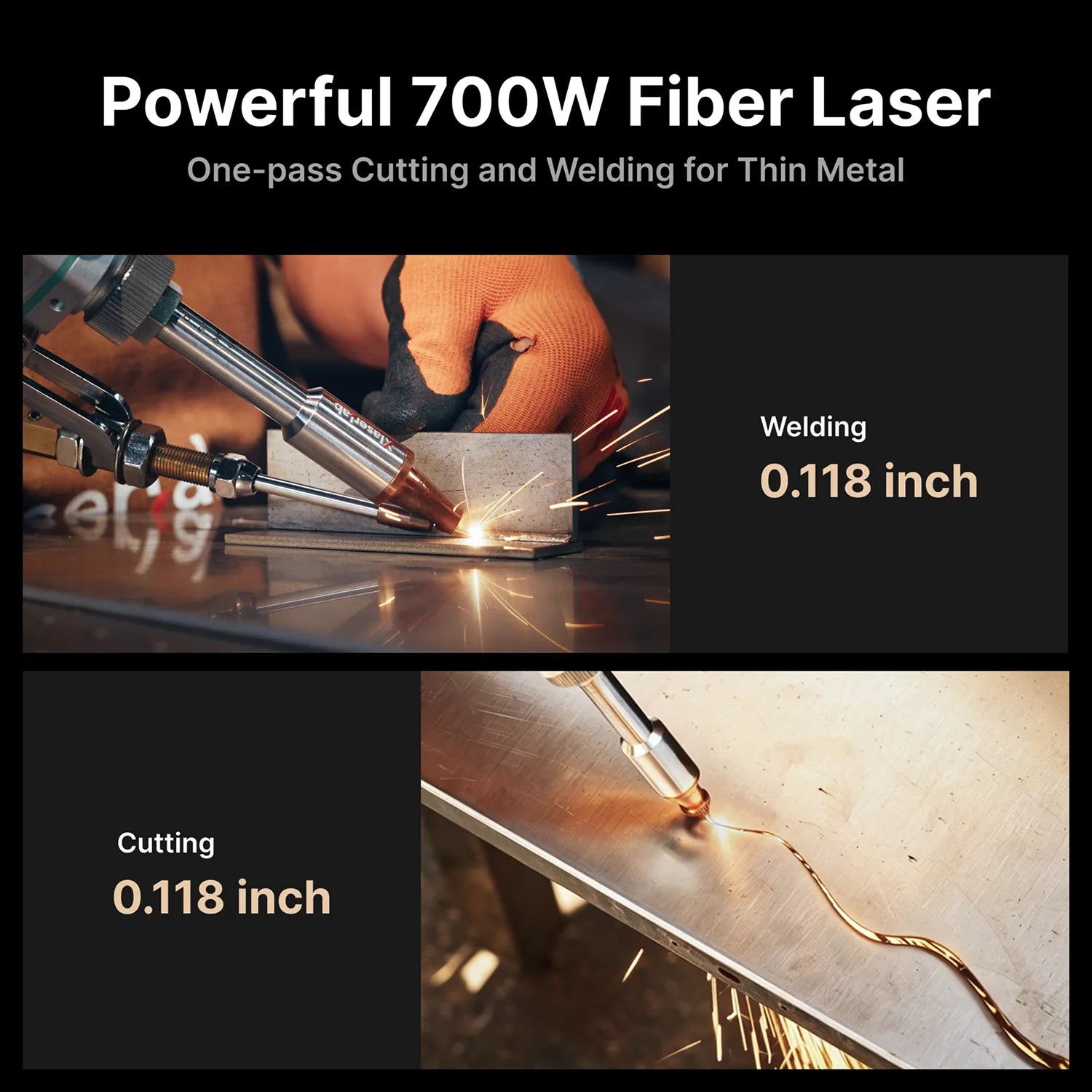 Xlaserlab X1 Pro | 3-in-1 Laser Welder, Cleaner & Cutter