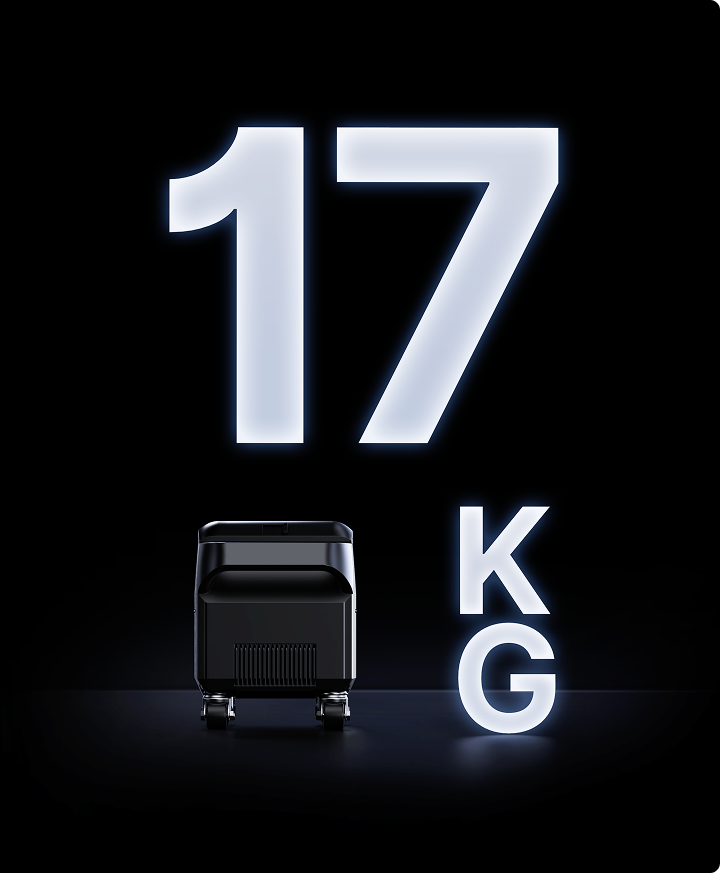 17KG Tiny Luggage-Style Design