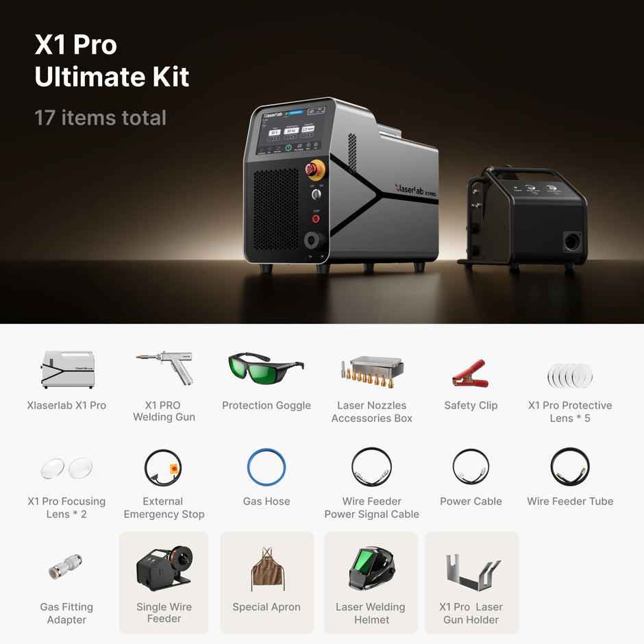 Xlaserlab X1 Pro | 3-in-1 Laser Welder, Cleaner & Cutter