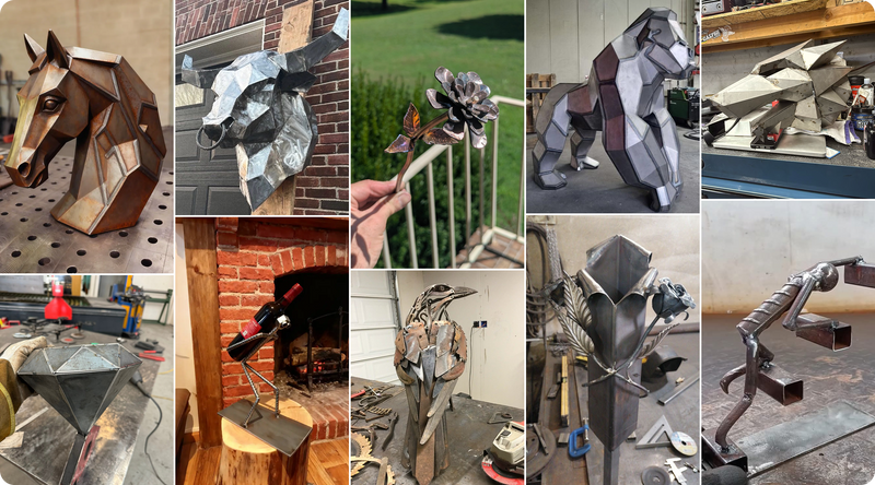 Various projects welded by customers using our laser welding equipment