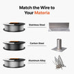 X1 Pro Stainless Steel, Aluminum & Carbon Steel Welding Wire Set