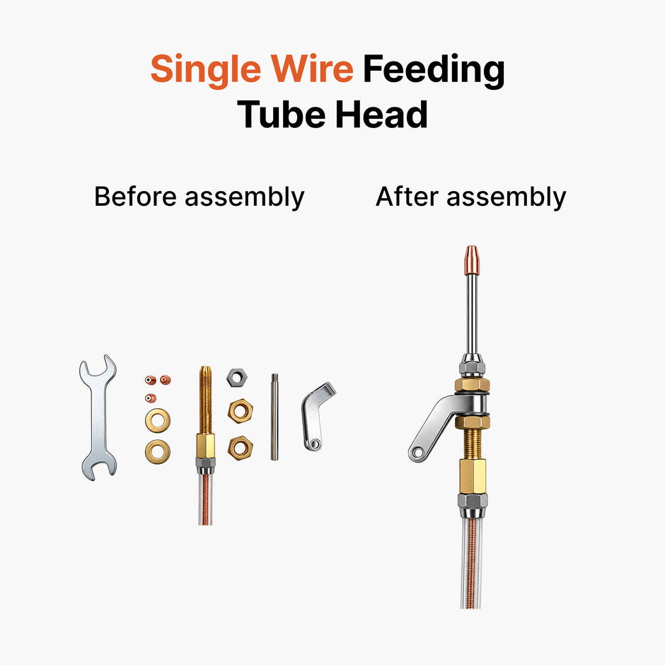 X1 Pro Single Wire Feeding Tube & U-Groove Roller