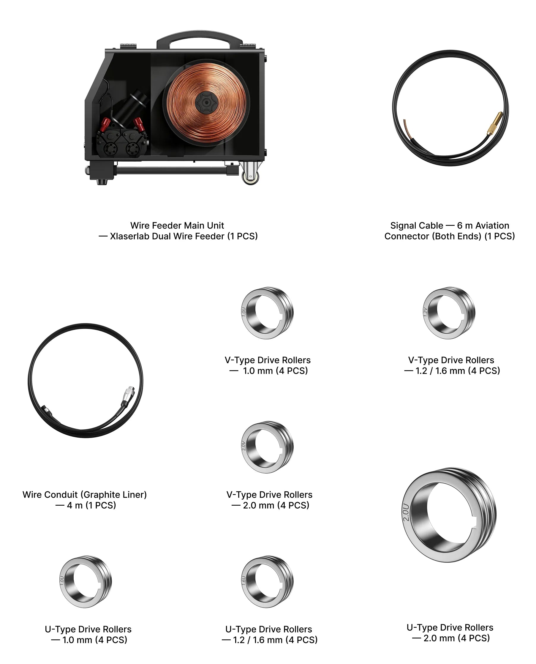 Xlaserlab Dual Wire Feeder and All Accessories