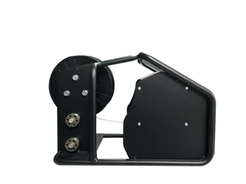Left side view of X1 Pro wire feeder feeding wire
