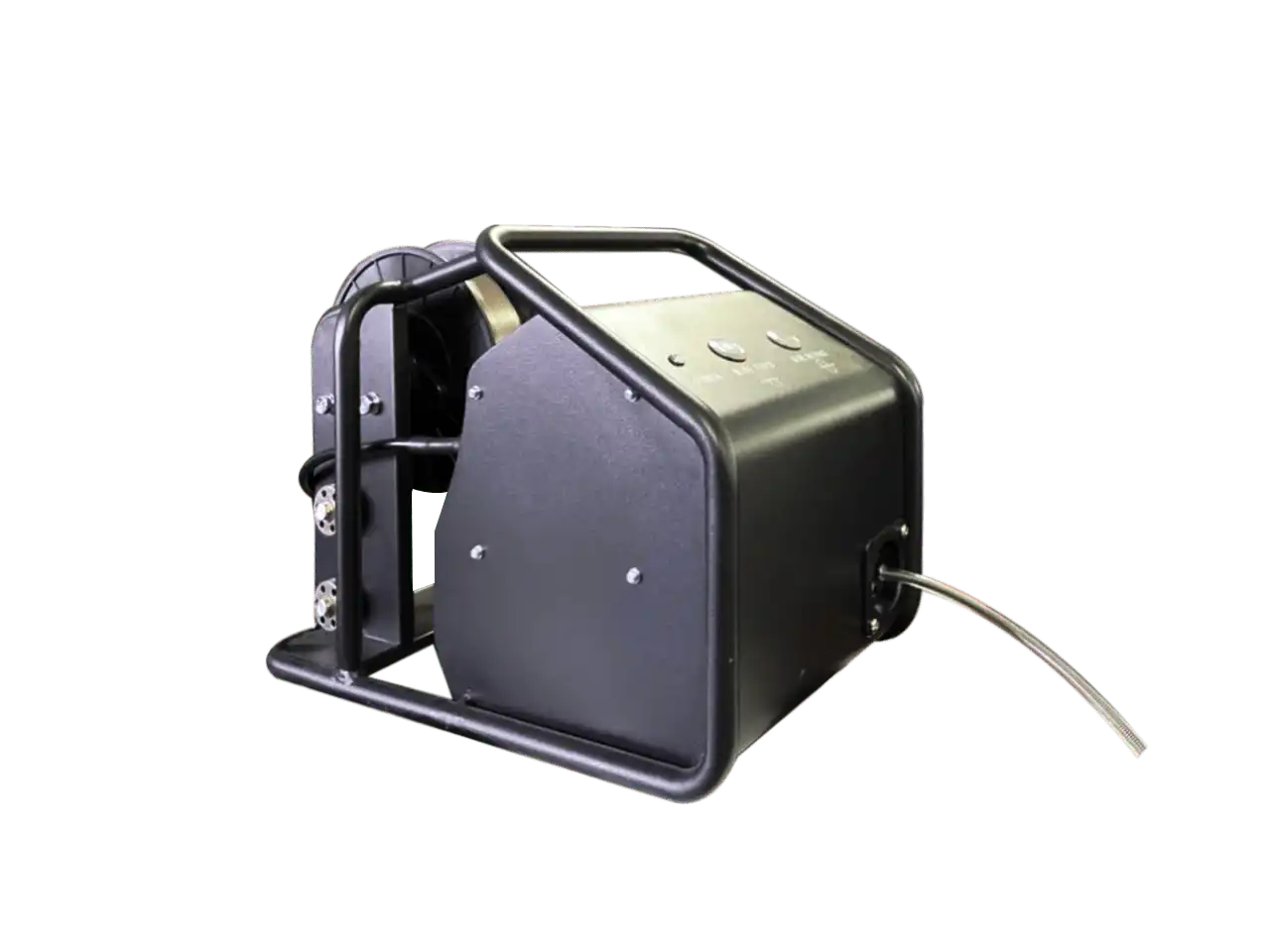Side view of X1 Pro laser welder wire feeder