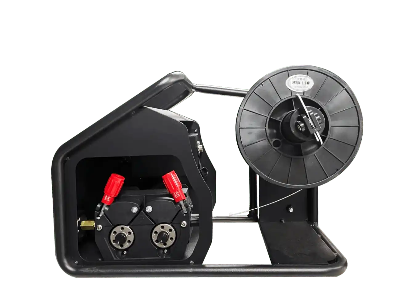 Rear view of X1 Pro laser wire feeder