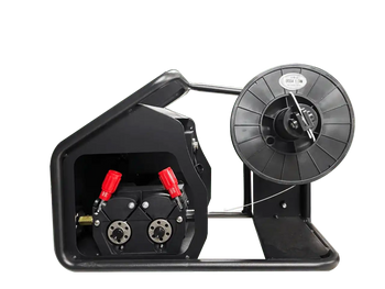 Rear view of X1 Pro laser wire feeder