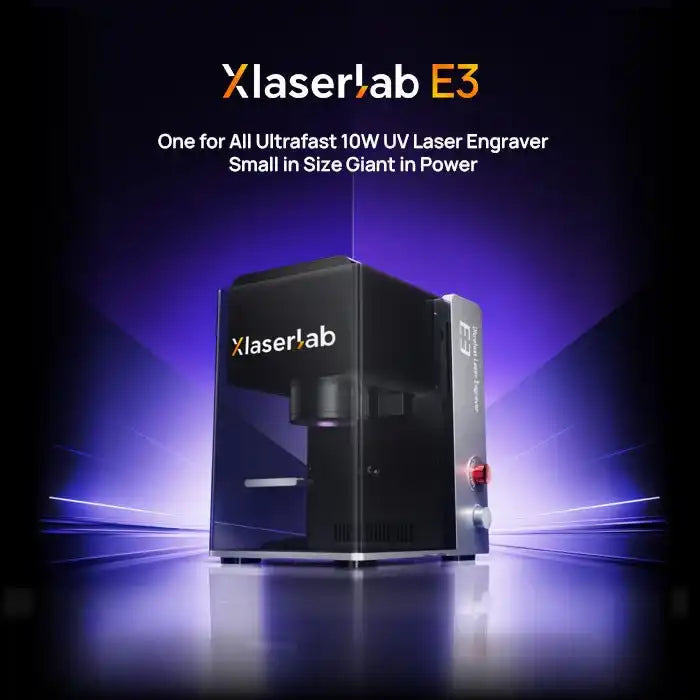 XLaserlab E3 Laser Engraving Product Front View